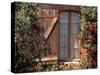 House with Summer Roses, Vaucluse, France-Walter Bibikow-Stretched Canvas