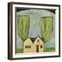 House with Two Trees-Tim Nyberg-Framed Giclee Print