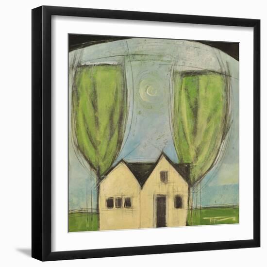 House with Two Trees-Tim Nyberg-Framed Giclee Print