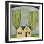 House with Two Trees-Tim Nyberg-Framed Giclee Print