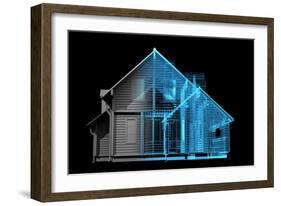 House-sauliusl-Framed Art Print