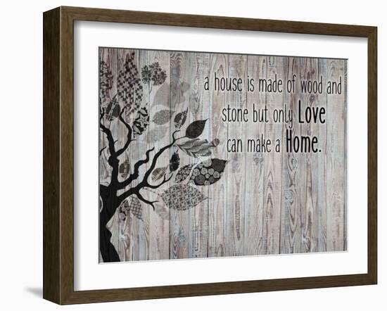 House-Kimberly Allen-Framed Art Print