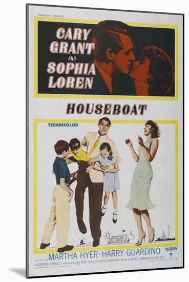 Houseboat, 1958-null-Mounted Giclee Print