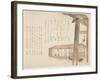 Houseboat and Moon, C.1854-59-Ueda K?kei-Framed Giclee Print