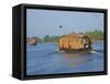 Houseboat for Tourists on the Backwaters, Allepey, Kerala, India, Asia-Tuul-Framed Stretched Canvas