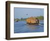 Houseboat for Tourists on the Backwaters, Allepey, Kerala, India, Asia-Tuul-Framed Photographic Print