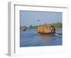 Houseboat for Tourists on the Backwaters, Allepey, Kerala, India, Asia-Tuul-Framed Photographic Print