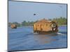 Houseboat for Tourists on the Backwaters, Allepey, Kerala, India, Asia-Tuul-Mounted Photographic Print