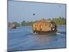 Houseboat for Tourists on the Backwaters, Allepey, Kerala, India, Asia-Tuul-Mounted Photographic Print