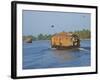 Houseboat for Tourists on the Backwaters, Allepey, Kerala, India, Asia-Tuul-Framed Photographic Print