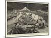 Houseboat Life in Kashmir-William Small-Mounted Giclee Print