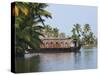 Houseboat on the Backwaters of Kerala, India-Keren Su-Stretched Canvas