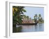 Houseboat on the Backwaters of Kerala, India-Keren Su-Framed Photographic Print