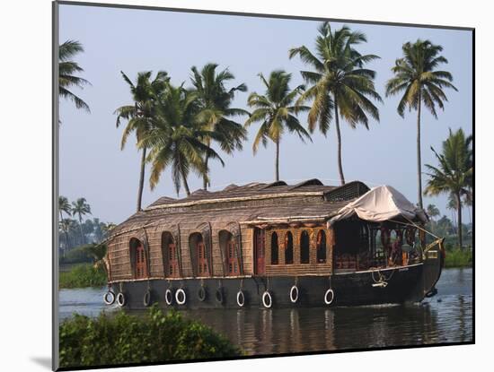 Houseboat on the Backwaters of Kerala, India-Keren Su-Mounted Premium Photographic Print