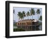 Houseboat on the Backwaters of Kerala, India-Keren Su-Framed Photographic Print