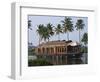 Houseboat on the Backwaters of Kerala, India-Keren Su-Framed Photographic Print