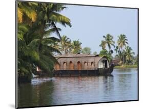 Houseboat on the Backwaters of Kerala, India-Keren Su-Mounted Photographic Print