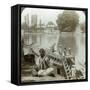 Houseboat Party, Jhelum River, Kashmir, India, C1900s-Underwood & Underwood-Framed Stretched Canvas