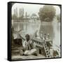 Houseboat Party, Jhelum River, Kashmir, India, C1900s-Underwood & Underwood-Framed Stretched Canvas