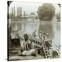 Houseboat Party, Jhelum River, Kashmir, India, C1900s-Underwood & Underwood-Stretched Canvas