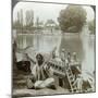 Houseboat Party, Jhelum River, Kashmir, India, C1900s-Underwood & Underwood-Mounted Photographic Print