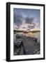 Houseboat Pier-5fishcreative-Framed Giclee Print