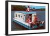 Houseboat with Bathing Beauties-null-Framed Art Print