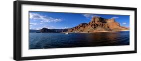 Houseboating on Lake Powell Ut-null-Framed Photographic Print