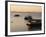 Houseboats at Dawn at Cutty Sark Hotel Marina, Lake Kariba, Zimbabwe, Africa-David Poole-Framed Photographic Print