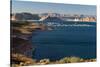 Houseboats at marina at Lake Powell, Arizona, USA-null-Stretched Canvas