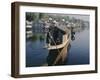 Houseboats on the Lake at Srinagar, Kashmir, Jammu and Kashmir State, India-Christina Gascoigne-Framed Photographic Print