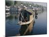 Houseboats on the Lake at Srinagar, Kashmir, Jammu and Kashmir State, India-Christina Gascoigne-Mounted Photographic Print