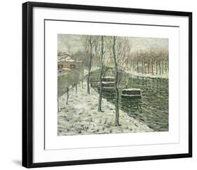 Houseboats-Ernest Lawson-Framed Premium Giclee Print