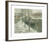 Houseboats-Ernest Lawson-Framed Premium Giclee Print