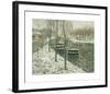 Houseboats-Ernest Lawson-Framed Premium Giclee Print