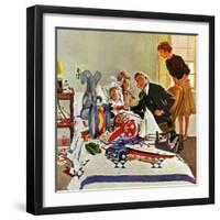 "Housecall," February 27, 1960-George Hughes-Framed Giclee Print