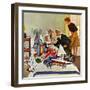 "Housecall," February 27, 1960-George Hughes-Framed Premium Giclee Print