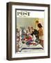 "Housecall," Saturday Evening Post Cover, February 27, 1960-George Hughes-Framed Giclee Print