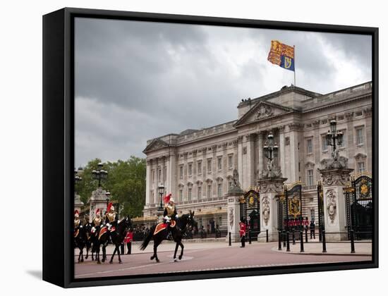 Household Cavalry at 2012 Trooping Colour Ceremony at Buckingham Palace, London, England-Adina Tovy-Framed Stretched Canvas