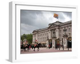 Household Cavalry at 2012 Trooping Colour Ceremony at Buckingham Palace, London, England-Adina Tovy-Framed Photographic Print