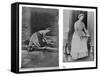 Household Maid (B/W Photo)-English Photographer-Framed Stretched Canvas