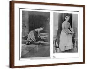 Household Maid (B/W Photo)-English Photographer-Framed Giclee Print