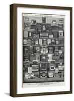 Household Requisites. Tinned Provisions, Including Fish, Meat, Game, and Fruit-Isabella Beeton-Framed Giclee Print