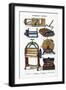 Household Utensils, 1906-null-Framed Giclee Print