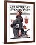 "Housekeeper" Saturday Evening Post Cover, March 27,1920-Norman Rockwell-Framed Giclee Print