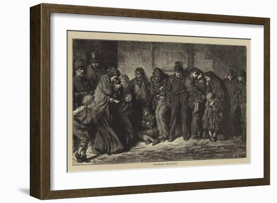 Houseless and Hungry-Sir Samuel Luke Fildes-Framed Giclee Print