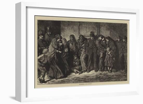 Houseless and Hungry-Sir Samuel Luke Fildes-Framed Giclee Print