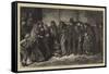 Houseless and Hungry-Sir Samuel Luke Fildes-Framed Stretched Canvas