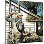 "Housepainter and Bird's Nest," May 12, 1945-Stevan Dohanos-Mounted Giclee Print