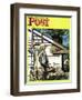 "Housepainter and Bird's Nest," Saturday Evening Post Cover, May 12, 1945-Stevan Dohanos-Framed Giclee Print